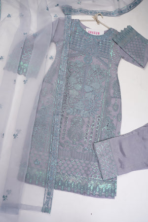 Shagun Organza budget wear Eid Collection Vol 2 SK-0017