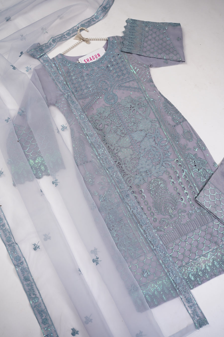Shagun Organza budget wear Eid Collection Vol 2 SK-0017