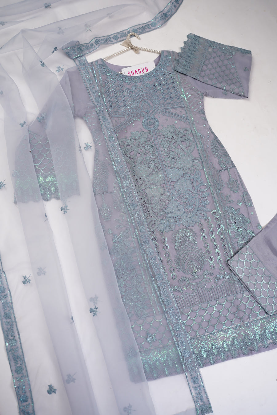 Shagun Organza budget wear Eid Collection Vol 2 SK-0017