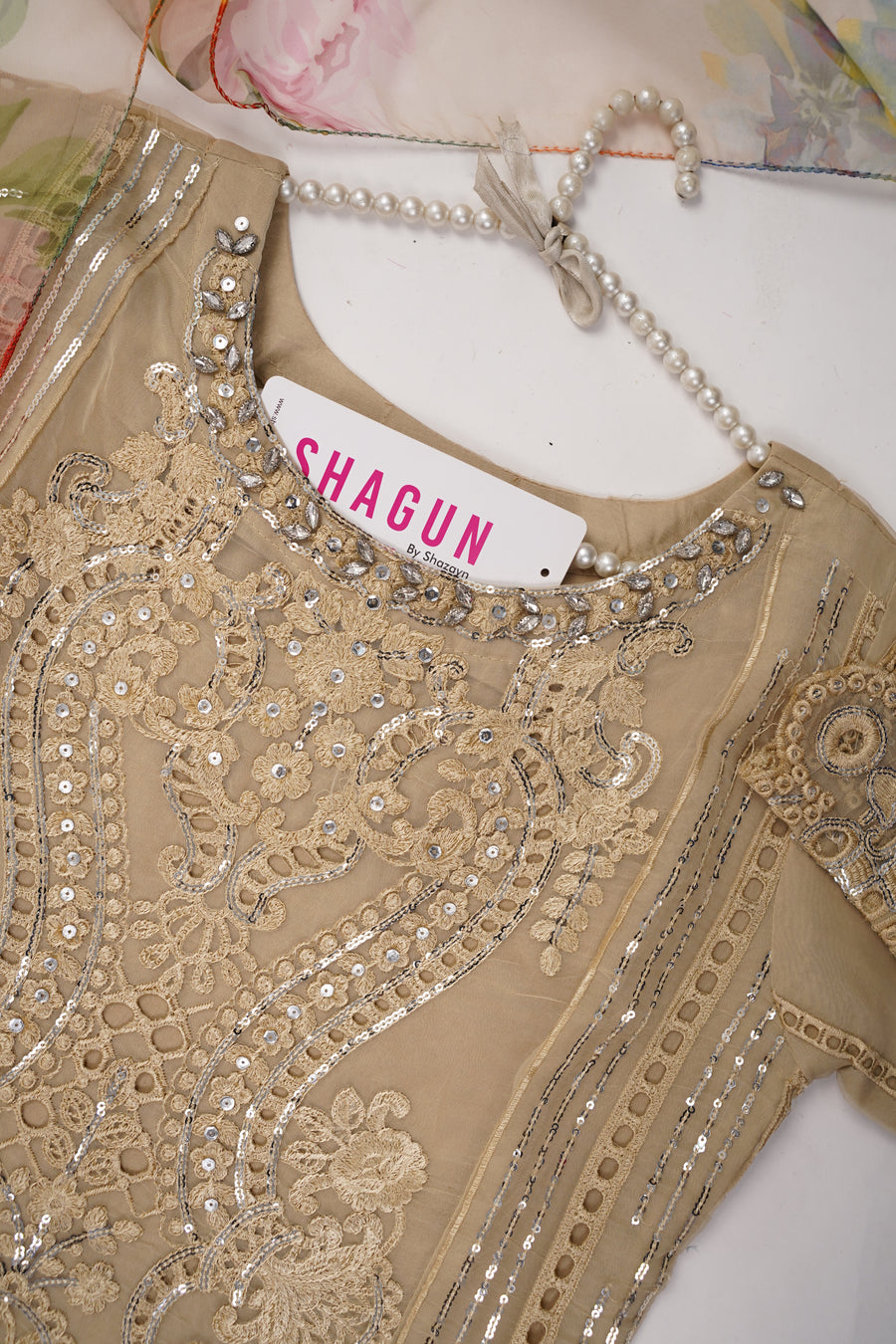 Shagun Organza budget wear Eid Collection Vol 2 SK-0016