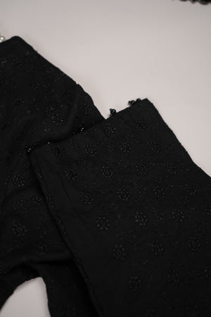 shagun exclusive plazo trouser cotton collection  SD-04 (Black)