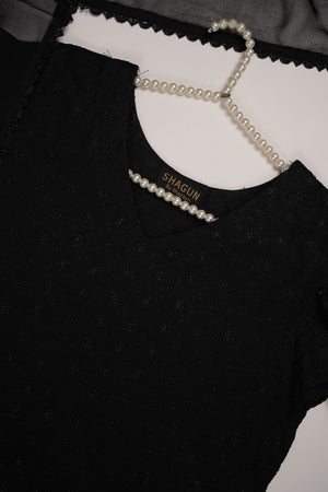 shagun exclusive plazo trouser cotton collection  SD-04 (Black)