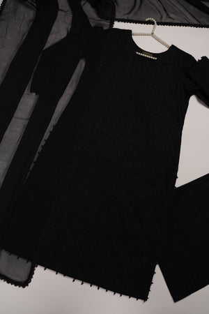 shagun exclusive plazo trouser cotton collection  SD-04 (Black)