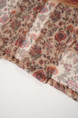 Rang-e-Noor Embroidered Crepe Silk Shirt with Plazzo bottoms and printed dupata  CL-01