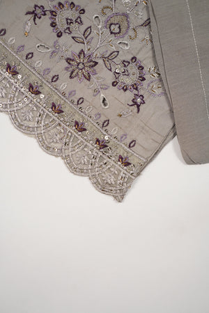 Original Tawakal Embroidered Viscose Jacquard Shirt With Viscose Trouser And Fancy Broshia Banarsi Dupata 
 VJ-02