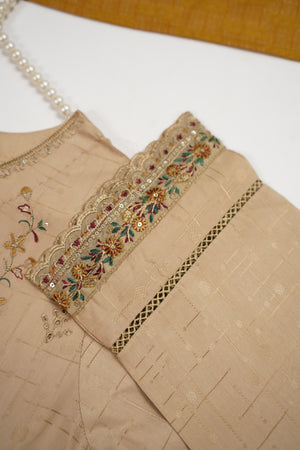 Original Tawakal Embroidered Viscose Jacquard Shirt With Viscose Trouser And Fancy Broshia Banarsi Dupata VJ-01