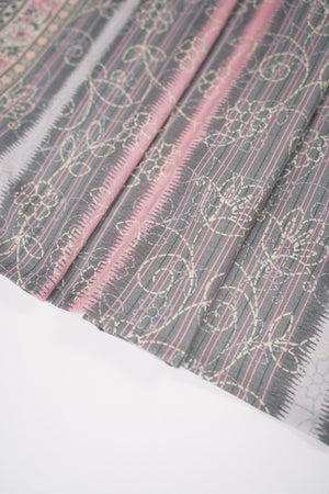 Original Bin Saeed Printed Khaddar Shirt With Printed Shawl and Printed Bottom ZT-08
