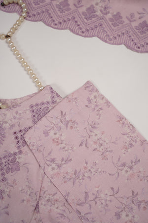 Original Kanwal by Sobia Waseem Embroidered Dhanak Shirt With Printed Scarf and Plan Bottom KS-06