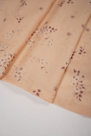Original Kanwal by Sobia Waseem embroidered Dhanak shirt with printed scarf and plan bottom KS-04