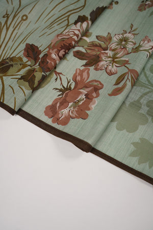 Original Bin Saeed Printed Khaddar Shirt With Printed Shawl and Plan Bottom ZT-10