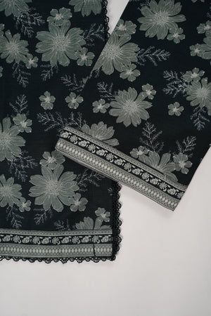 Original Bin Saeed printed Khaddar shirt with printed shawl and printed shawl ZT-13
