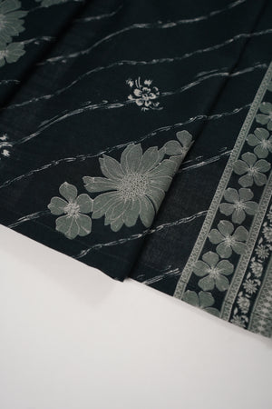 Original Bin Saeed printed Khaddar shirt with printed shawl and printed shawl ZT-13