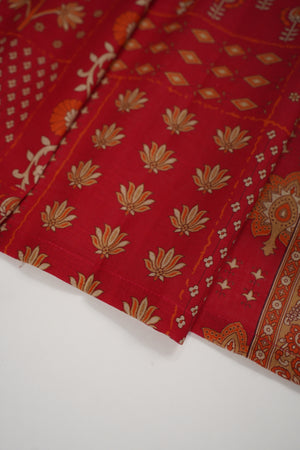 Original Tawakal printed Khaddar shirt with printed shawl and plan bottom ZT-30