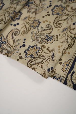 Original Tawakal Printed Khaddar Shirt with printed shawl and plan bottom ZT-26