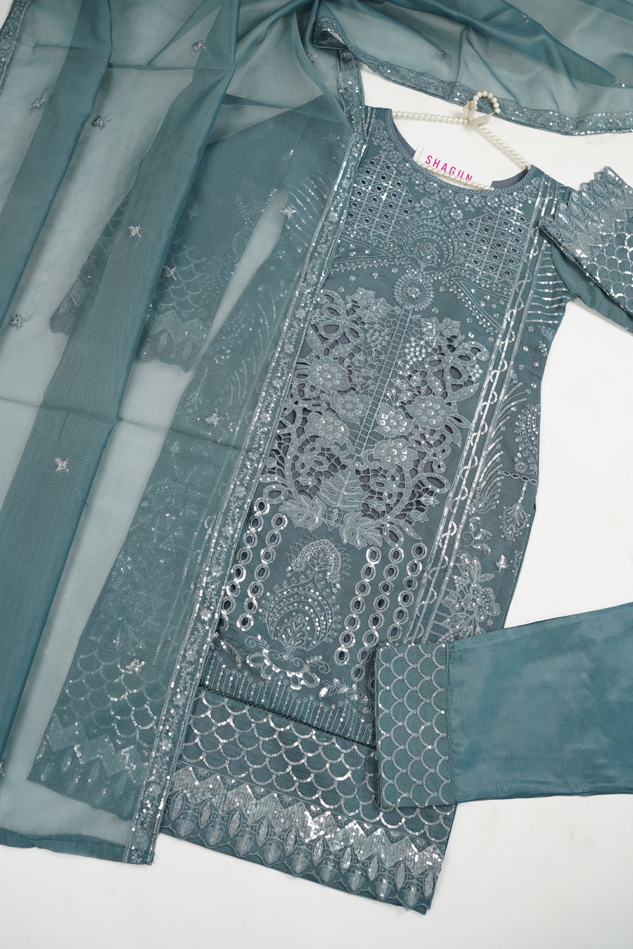 Shagun Organza Budget Wear Eid Collection | HU-010