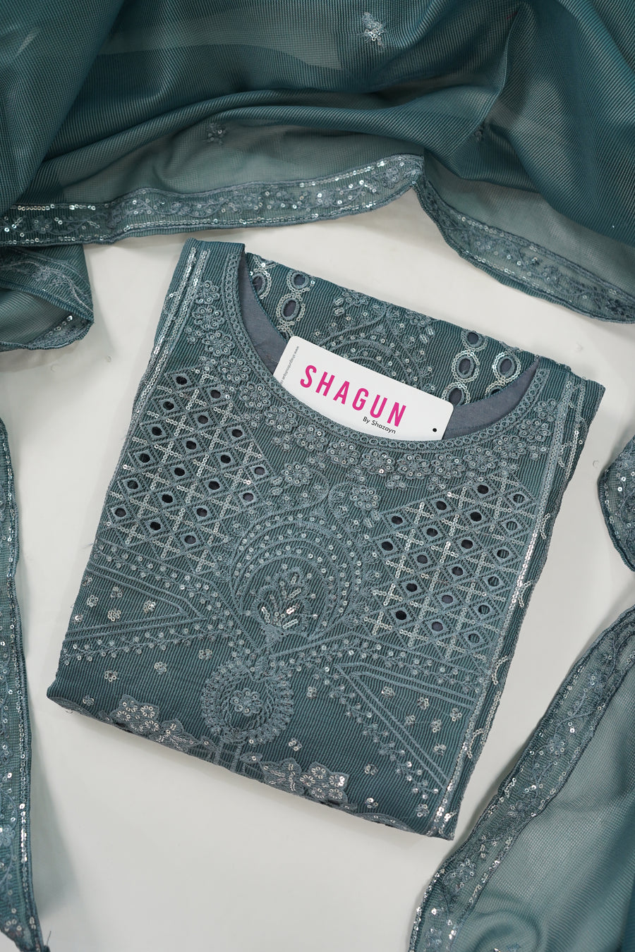 Shagun Organza Budget Wear Eid Collection | HU-010