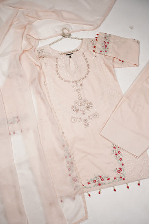 shagun exclusive farshi shalwar lawn collection 2025 MH-004 (get it before Eid)