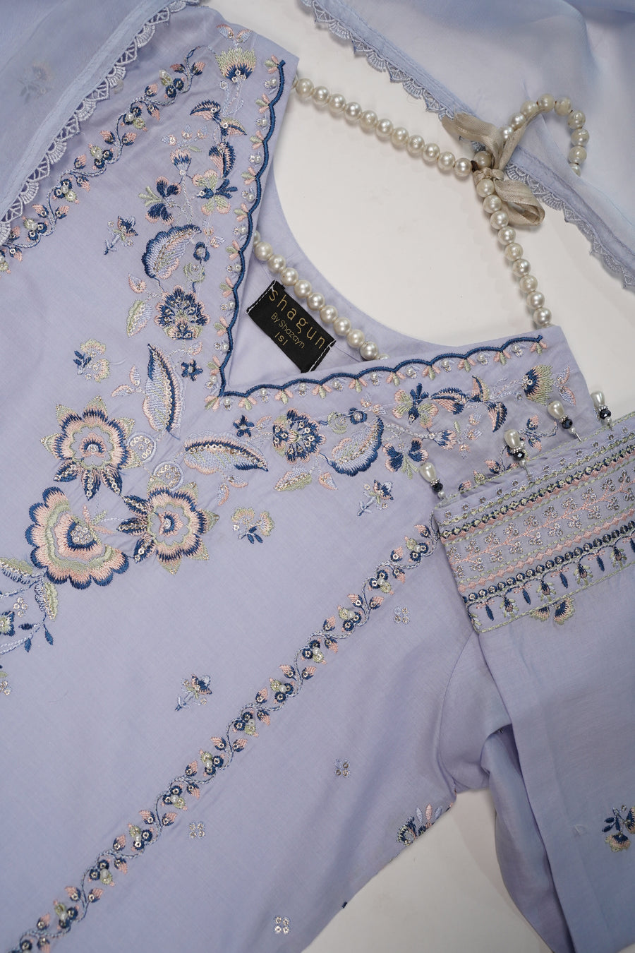 shagun exclusive farshi shalwar lawn collection 2025 MH-006 (get it before Eid)
