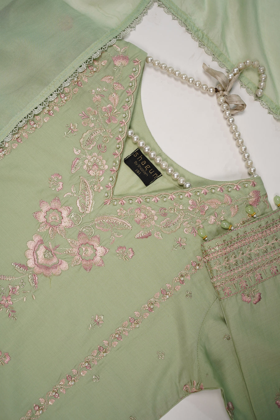 shagun exclusive farshi shalwar lawn collection 2025 MH-005