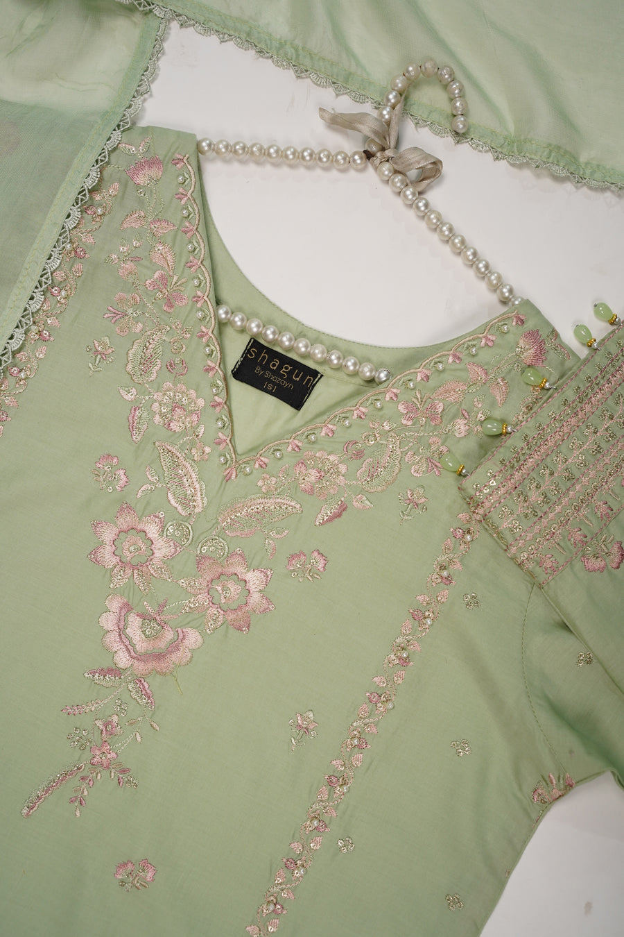 shagun exclusive farshi shalwar lawn collection 2025 MH-005