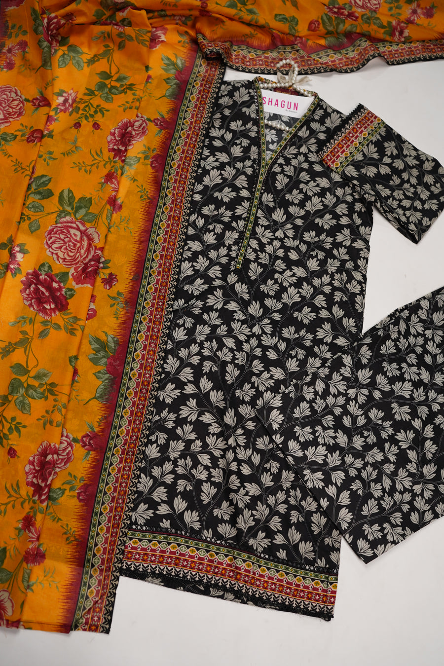 ORIGINAL BIN SAEED FARSHI PRINTED LAWN VOI 2 EID COLLECTION BR-002