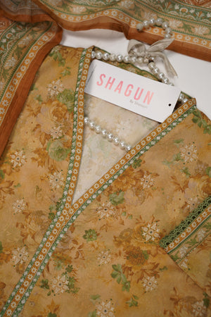 ORIGINAL BIN SAEED PRINTED LAWN VOI 2 EID COLLECTION BR-003