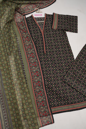 ORIGINAL BIN SAEED FARSHI PRINTED LAWN VOI 2 EID COLLECTION BR-005