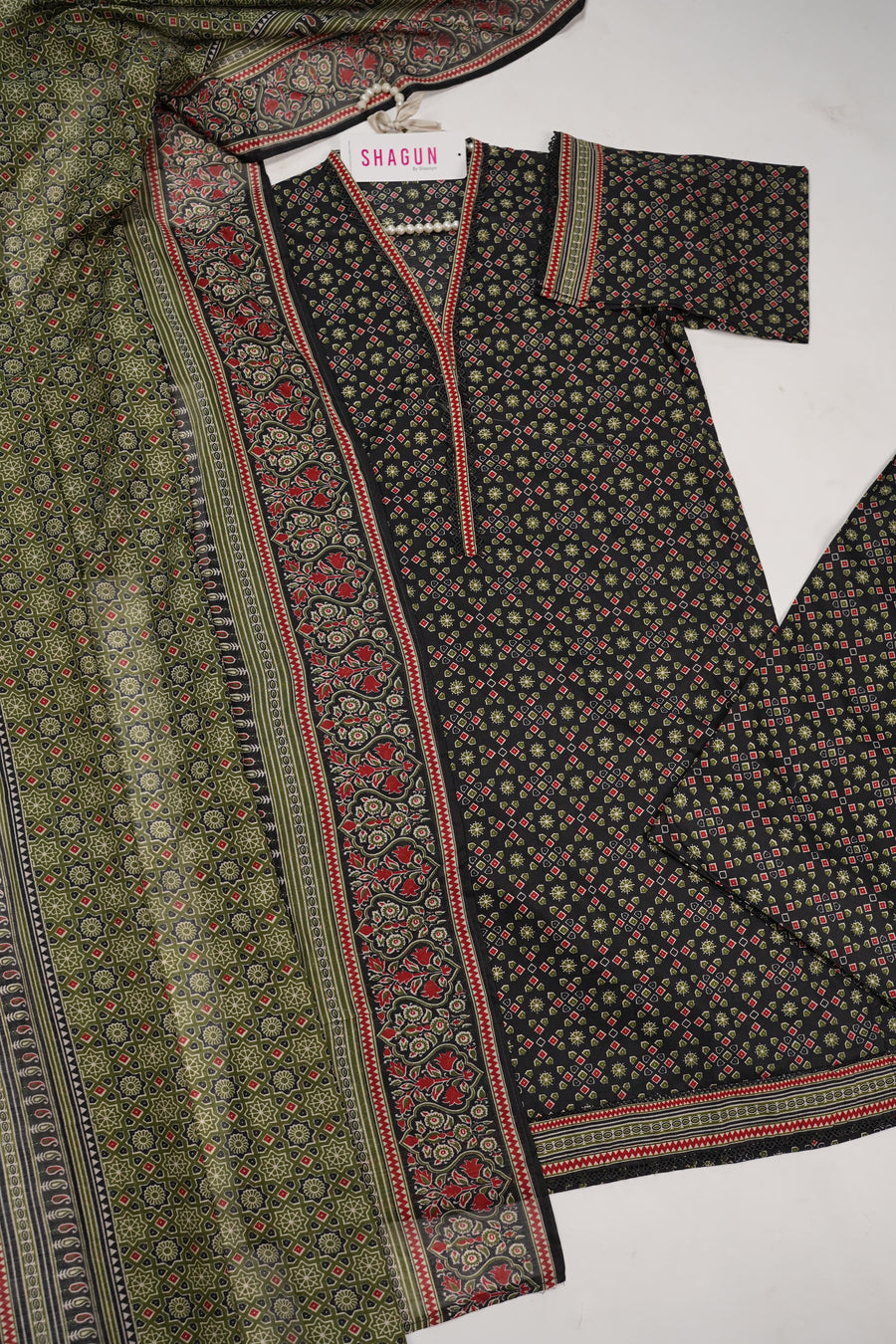 ORIGINAL BIN SAEED FARSHI PRINTED LAWN VOI 2 EID COLLECTION BR-005