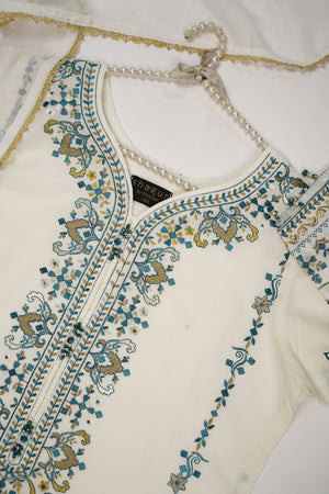 shagun exclusive farshi shalwar lawn collection 2025 MH-003