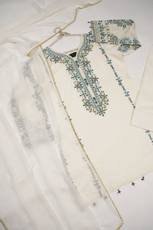 shagun exclusive farshi shalwar lawn collection 2025 MH-003