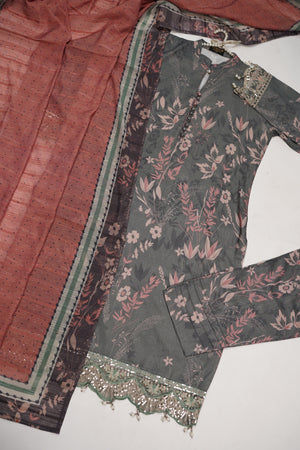 Shagun Exclusive Linen  Eid Collection 2025 sb-001
