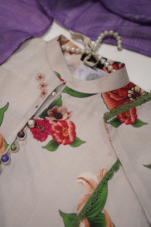 Shagun Exclusive Linen maxi  Eid Collection 2025 sb-003