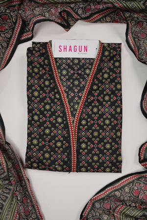 ORIGINAL BIN SAEED FARSHI PRINTED LAWN VOI 2 EID COLLECTION BR-005