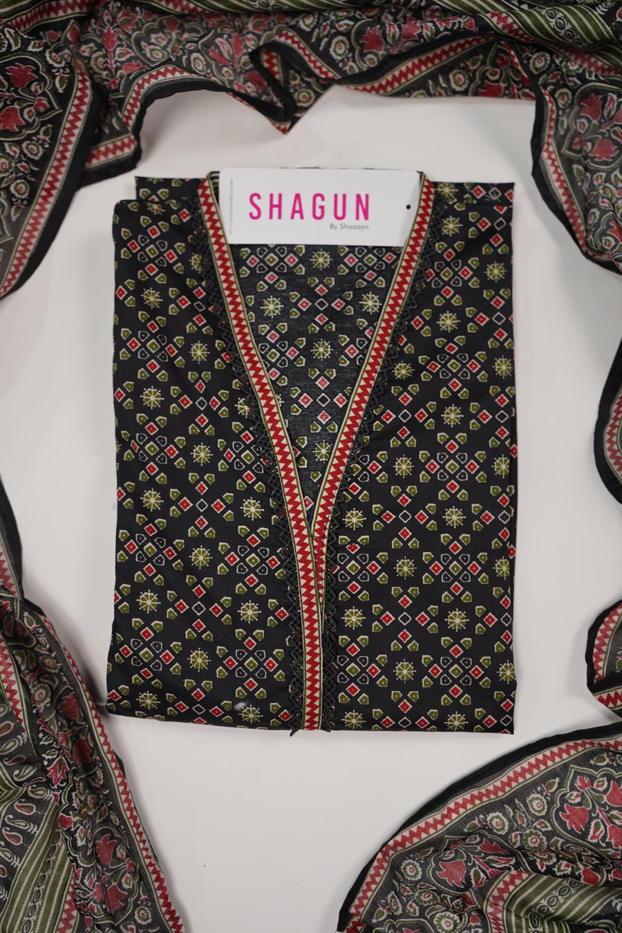 ORIGINAL BIN SAEED FARSHI PRINTED LAWN VOI 2 EID COLLECTION BR-005
