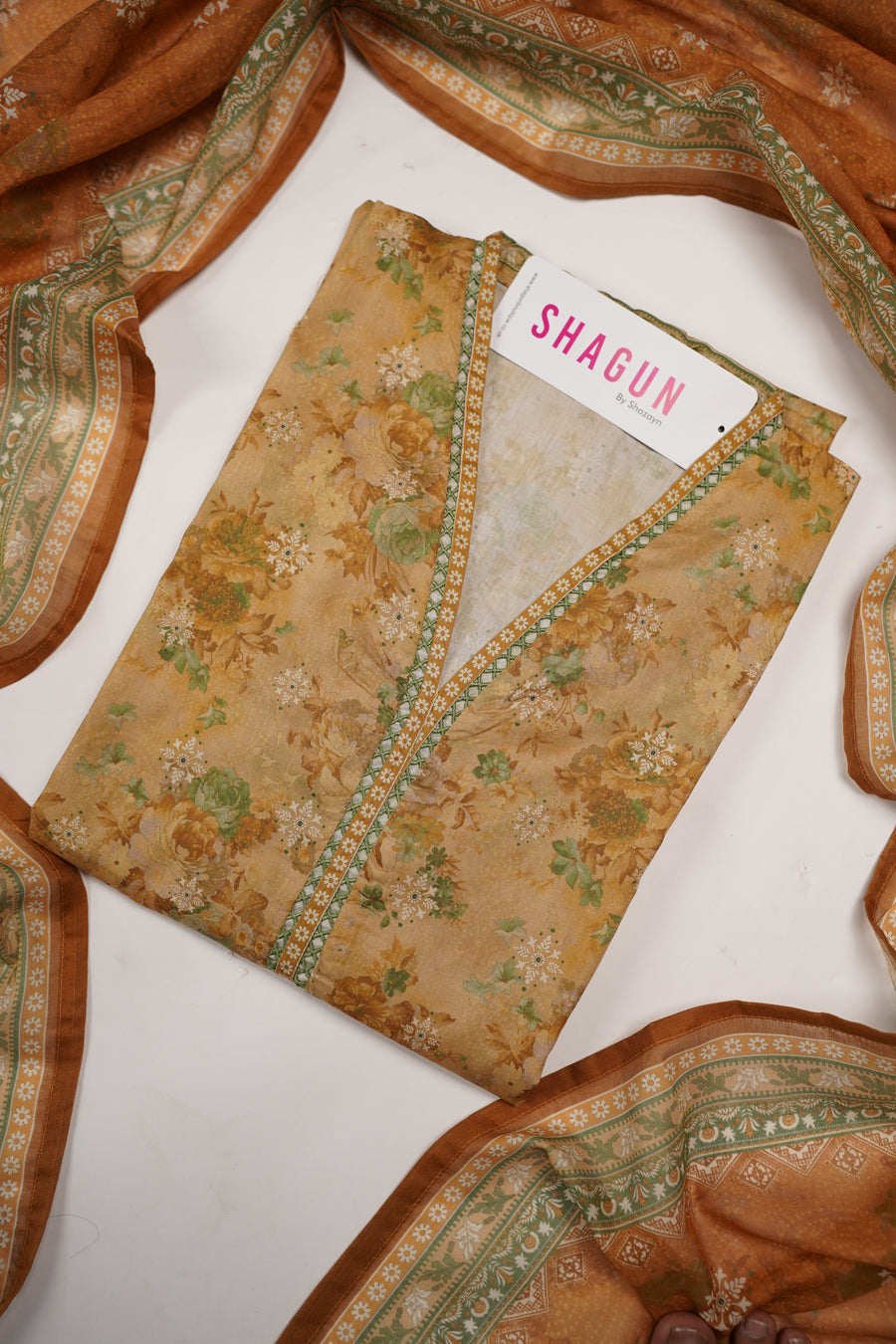 ORIGINAL BIN SAEED PRINTED LAWN VOI 2 EID COLLECTION BR-003