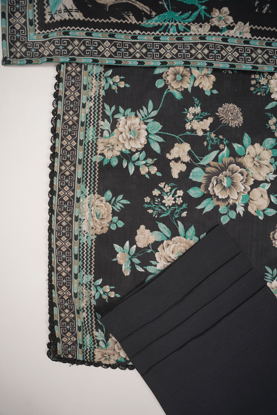 Original Bin Saeed Khaddar 3 PCS Collection HB-08