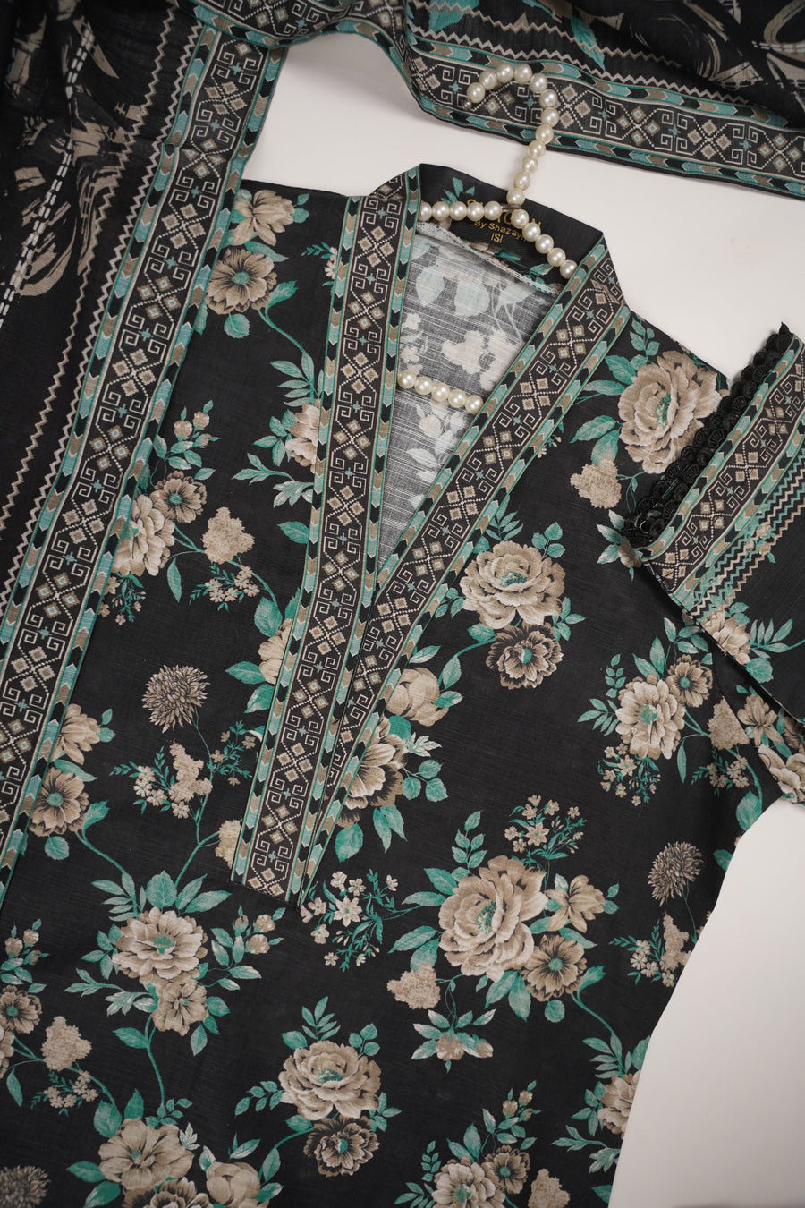 Original Bin Saeed Khaddar 3 PCS Collection HB-08