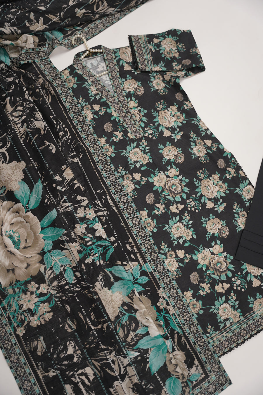 Original Bin Saeed Khaddar 3 PCS Collection HB-08