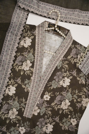Original Bin Saeed Khaddar 3 PCS Collection HB-07