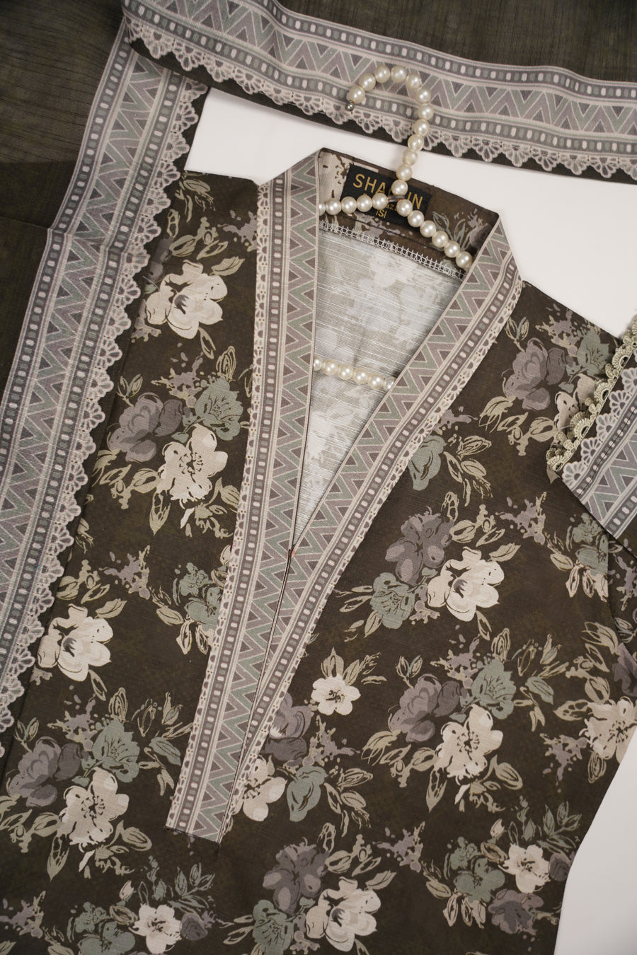 Original Bin Saeed Khaddar 3 PCS Collection HB-07