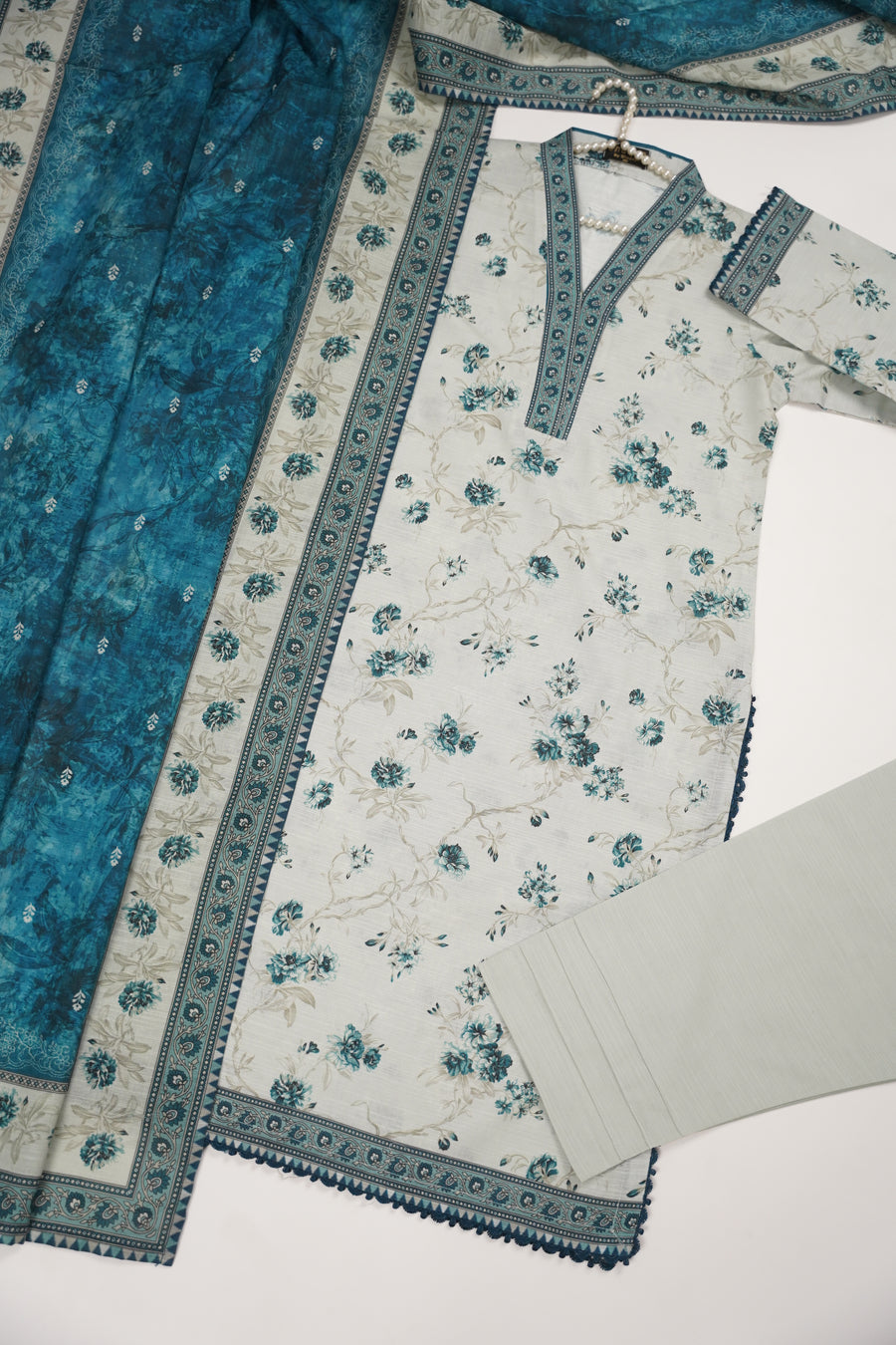 Original Bin Saeed Khaddar 3 PCS Collection HB-09