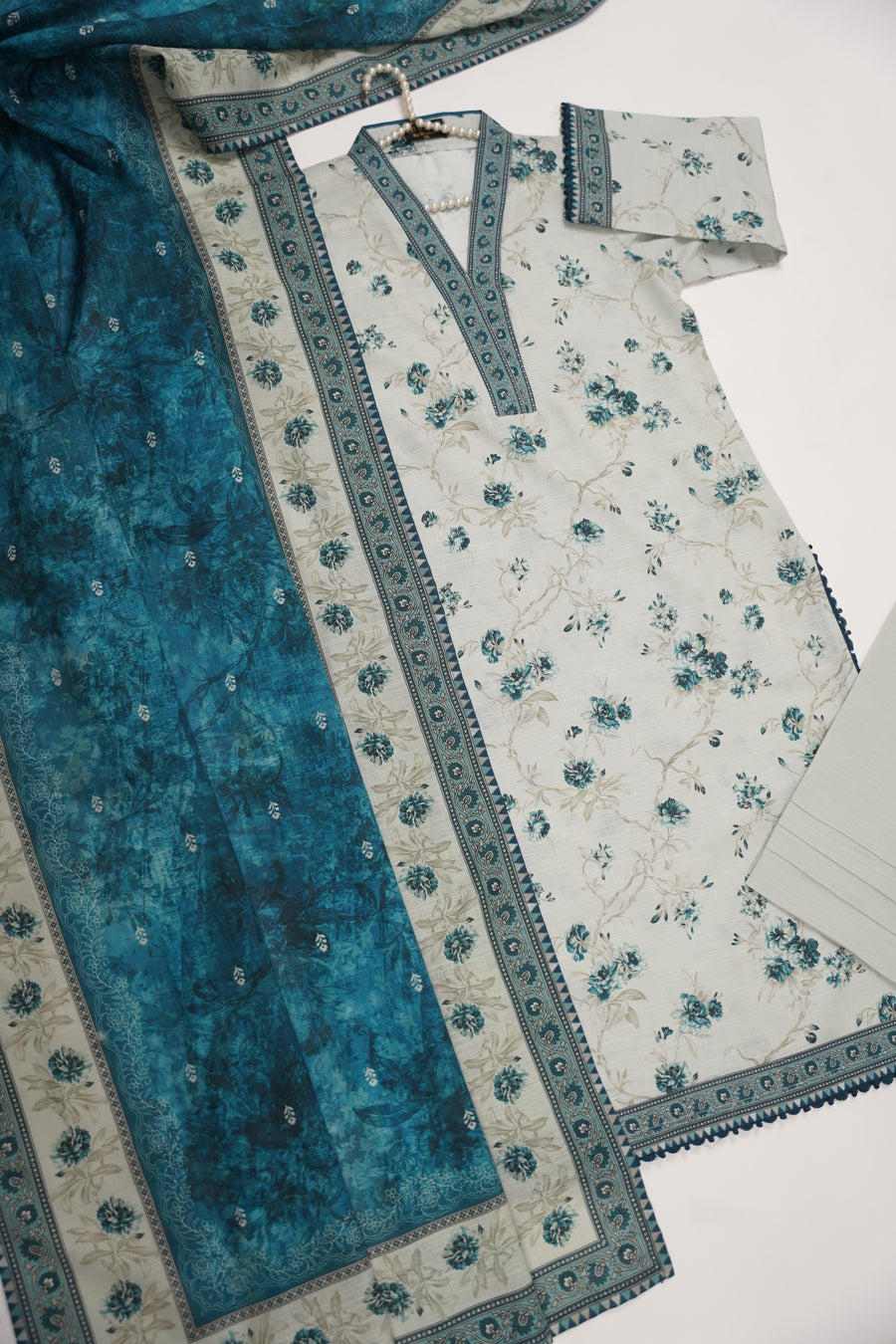 Original Bin Saeed Khaddar 3 PCS Collection HB-09