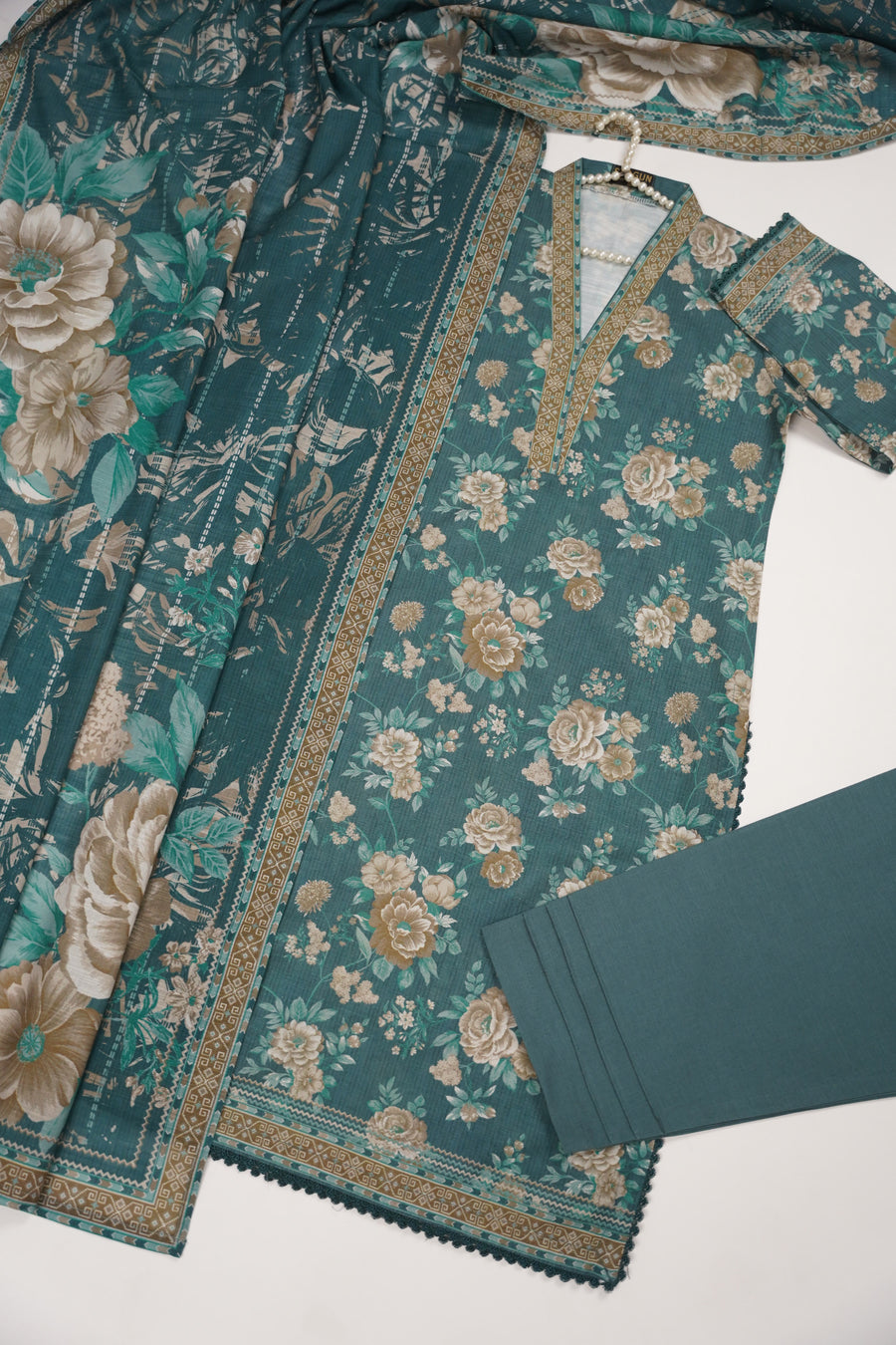 Original Bin Saeed Khaddar 3 PCS Collection HB-06