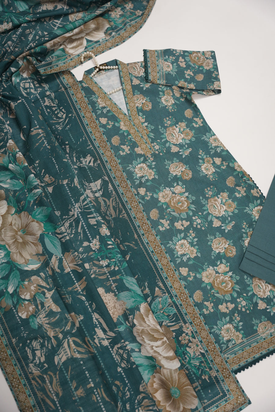 Original Bin Saeed Khaddar 3 PCS Collection HB-06