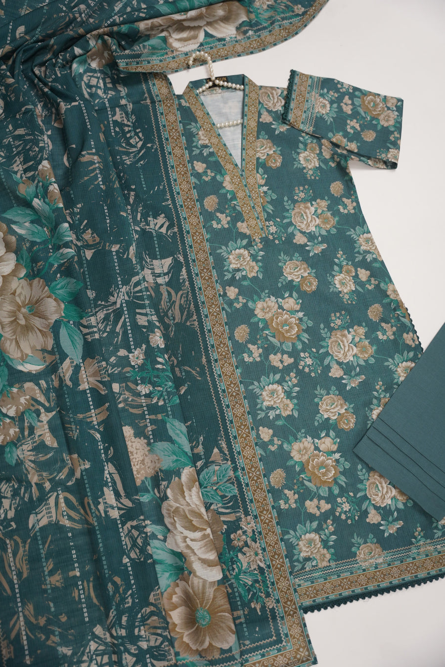 Original Bin Saeed Khaddar 3 PCS Collection HB-06