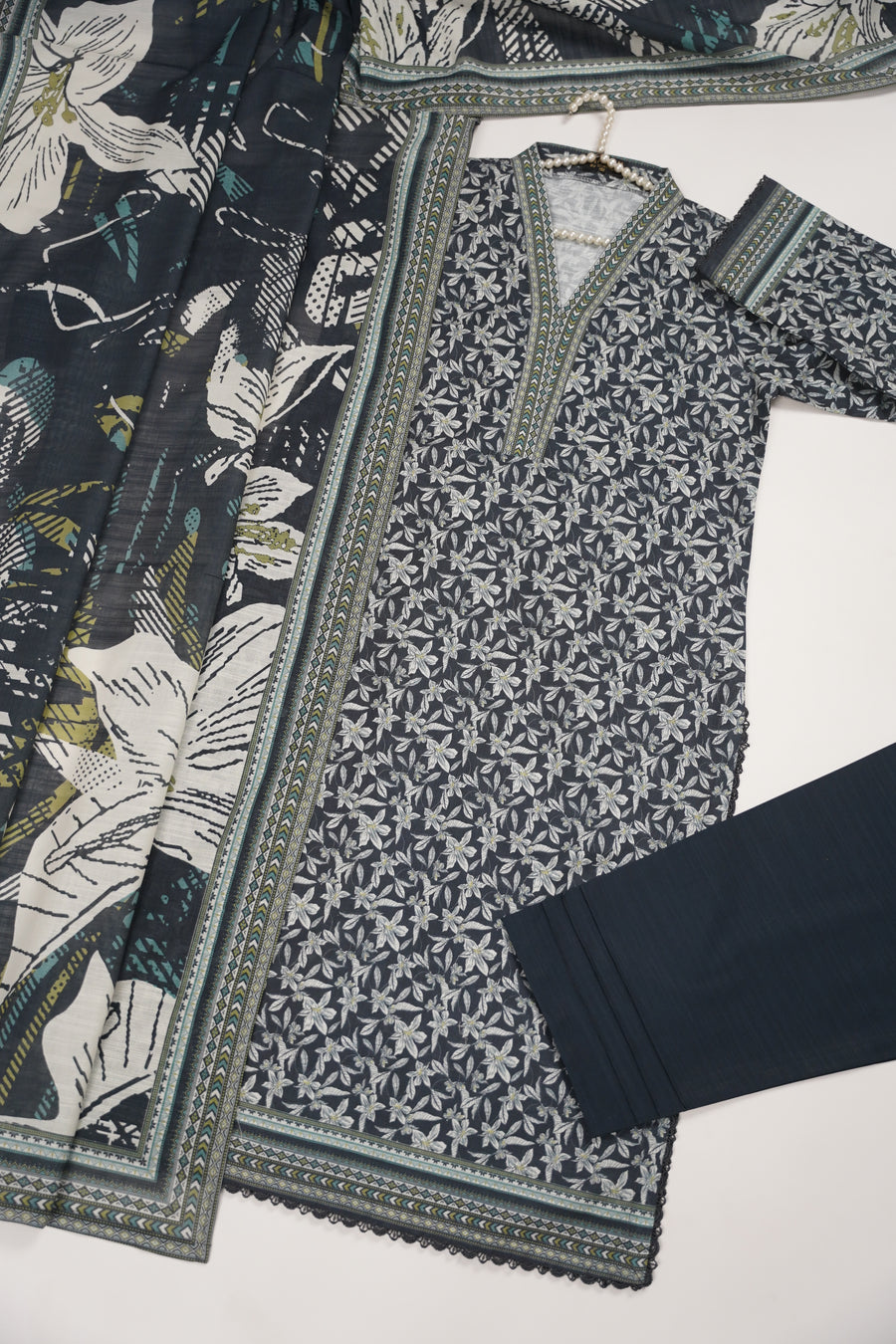 Original Bin Saeed Khaddar 3 PCS Collection HB-03