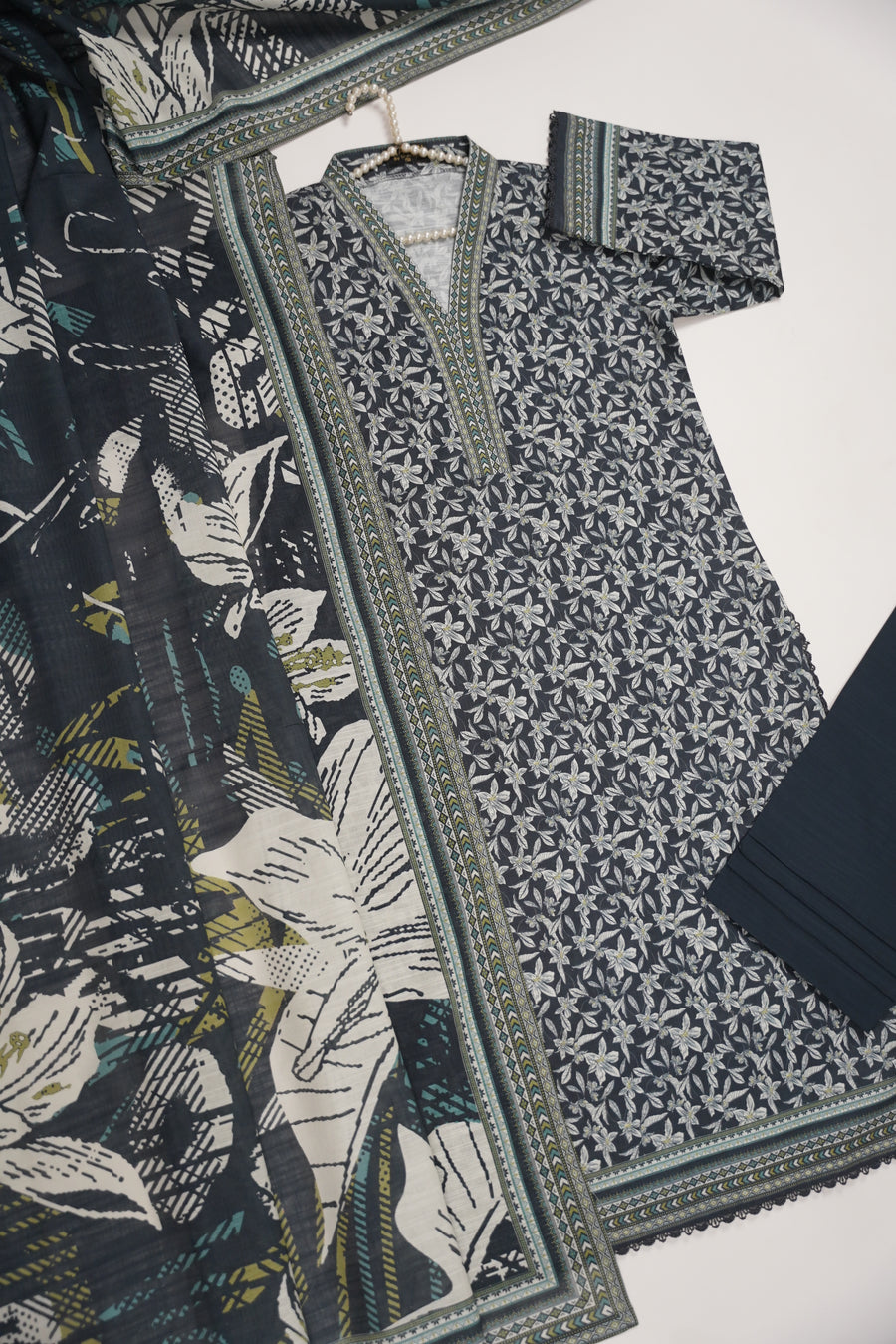 Original Bin Saeed Khaddar 3 PCS Collection HB-03