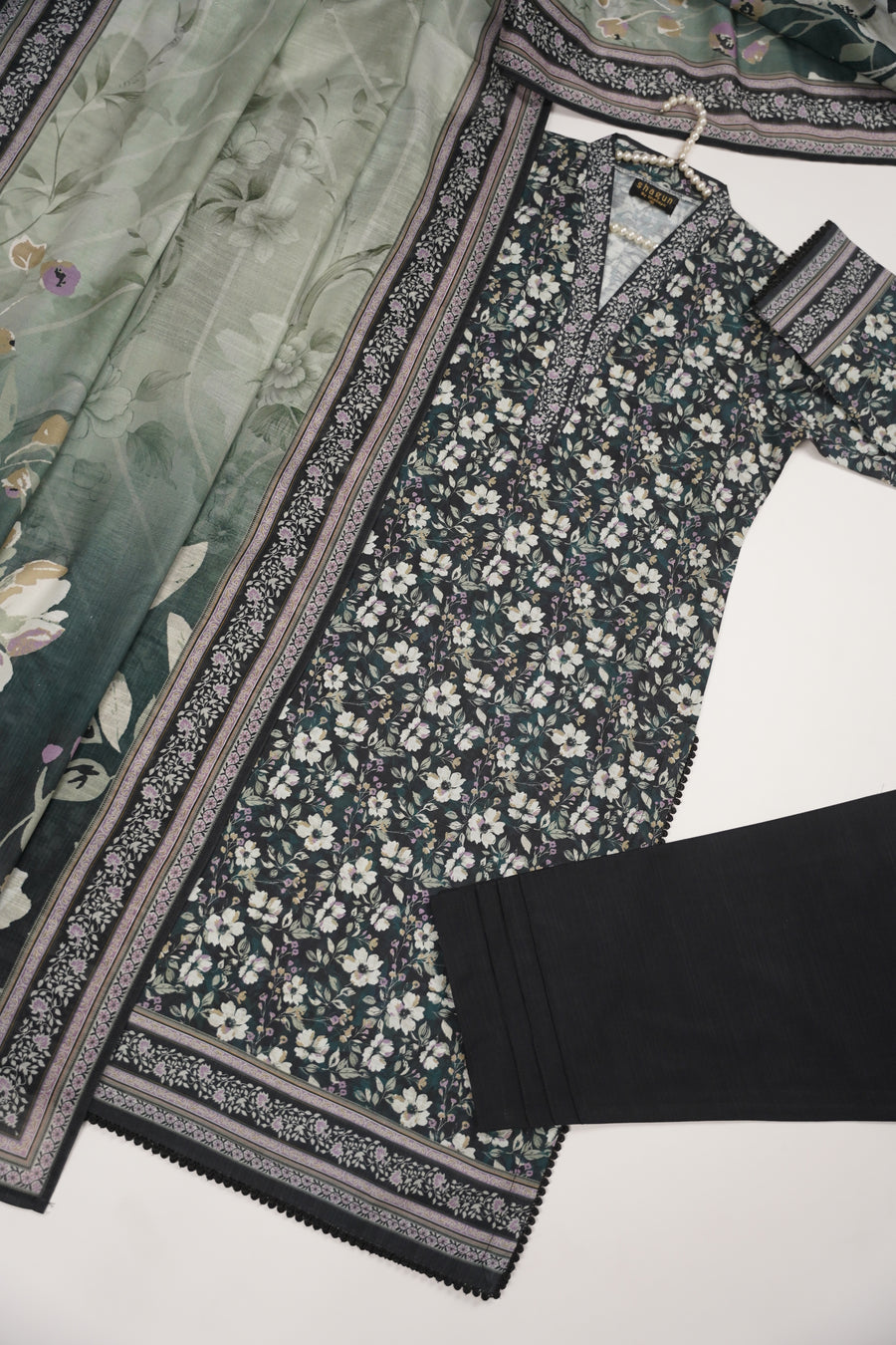 Original Bin Saeed Khaddar 3 PCS Collection HB-04