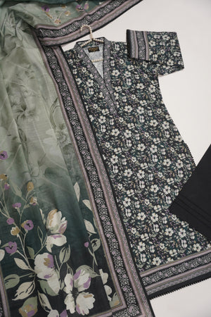 Original Bin Saeed Khaddar 3 PCS Collection HB-04