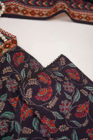 Original Bin Saeed Khaddar 3 PCS Collection HB-02